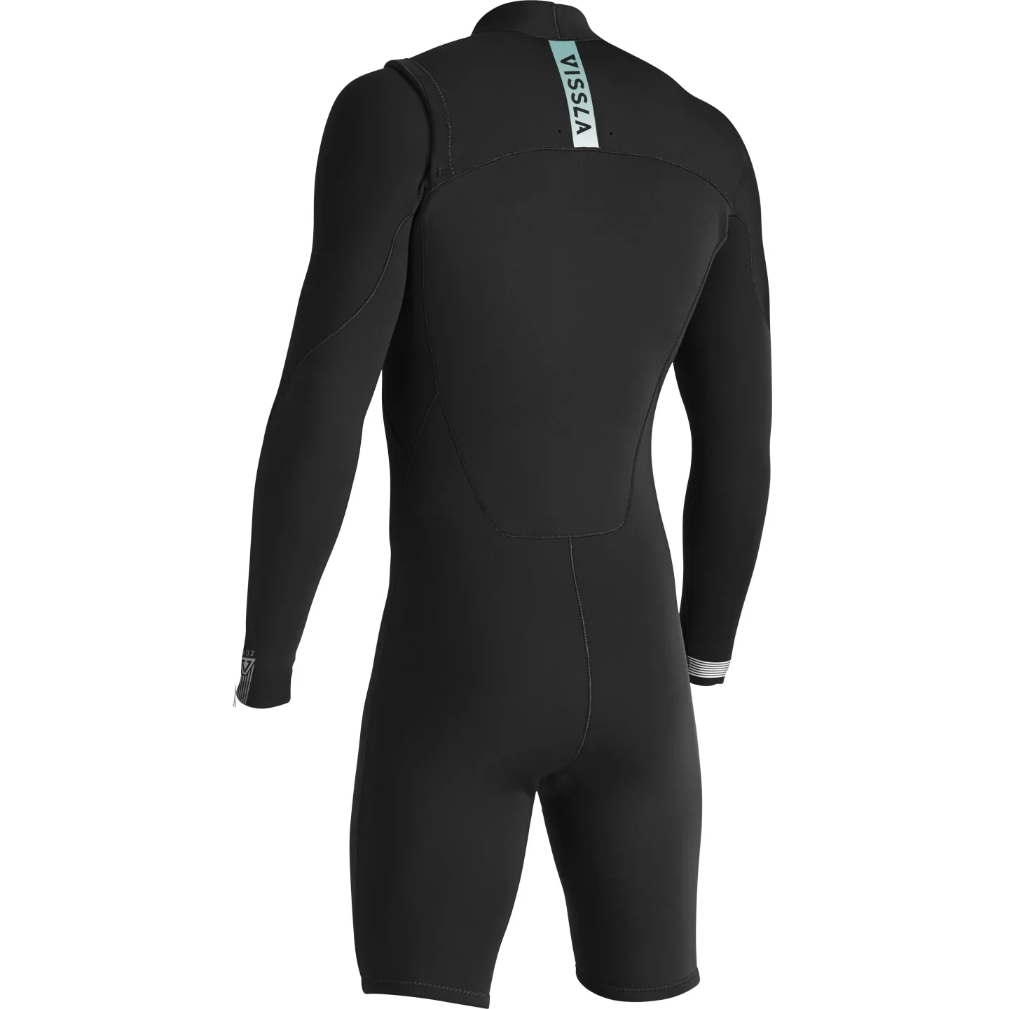 2/2 Mens Vissla 7 SEAS 2/2 L/S Spring - Black Fade (BLF)