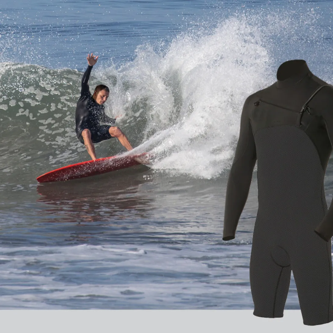 2/2 Mens Vissla 7 SEAS 2/2 L/S Spring - Black Fade (BLF)