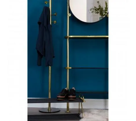 Antique Brass Coat Stand