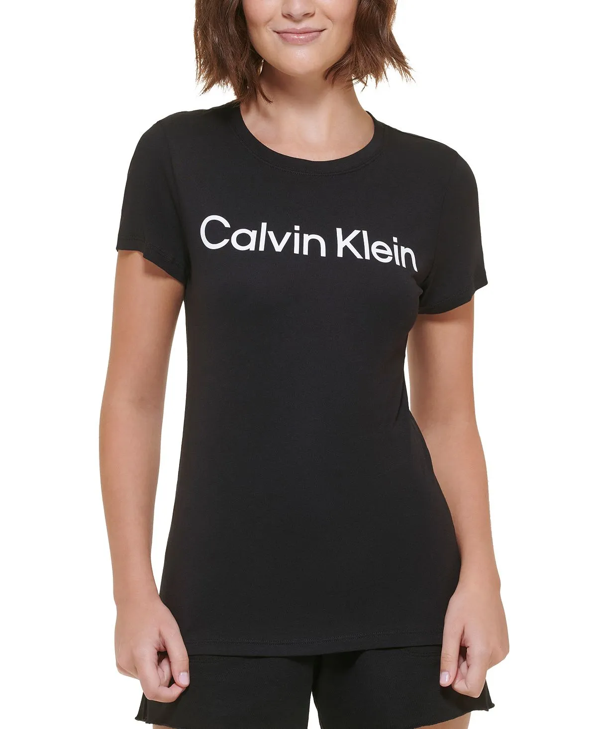 Calvin Klein Women's Logo T-Shirt, Black