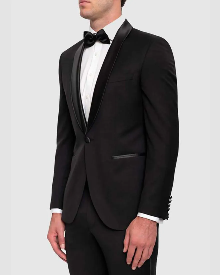 CAMBRIDGE FMG100 BLACK STIRLING TUXEDO JACKET