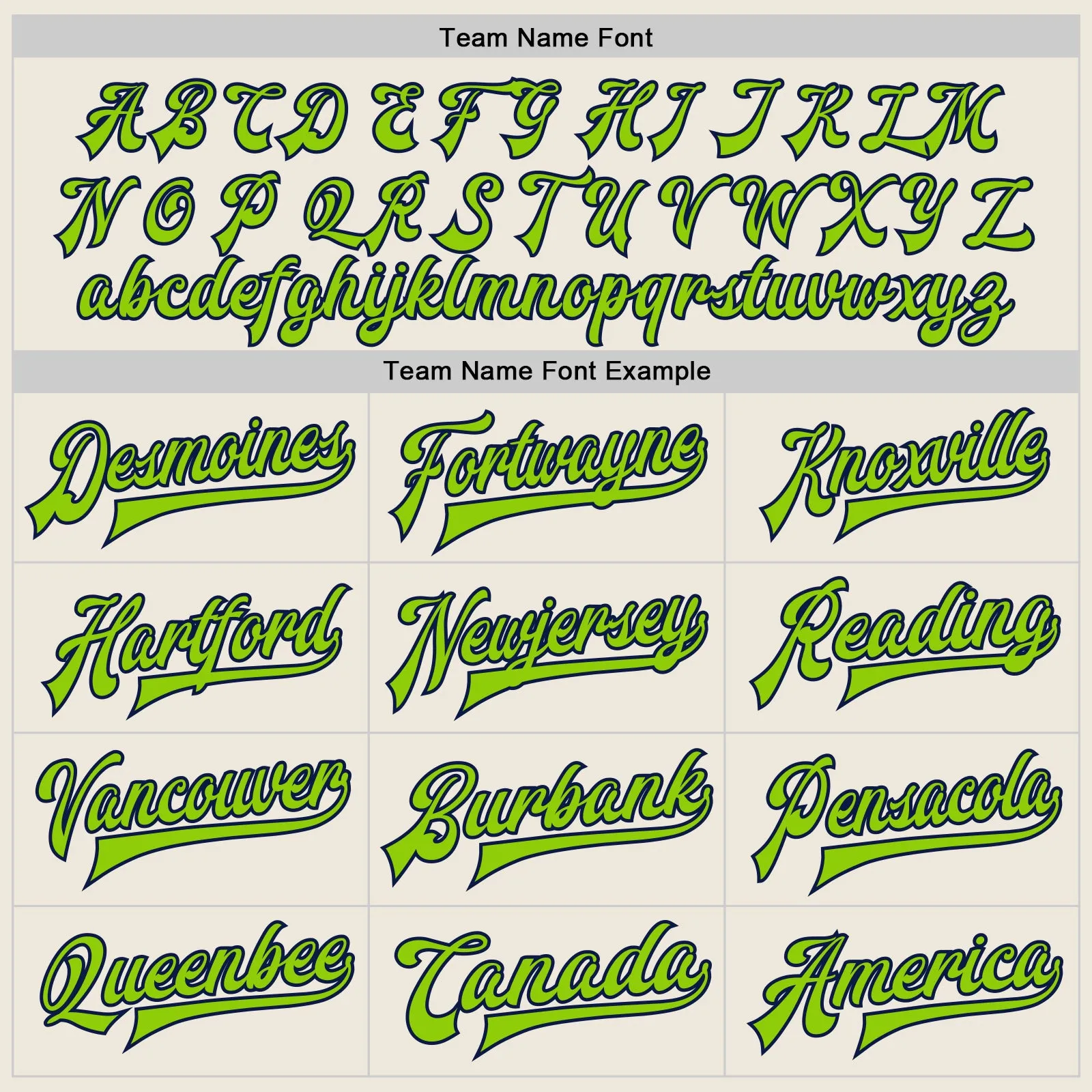 Custom Cream Neon Green-Navy Bomber Full-Snap Varsity Letterman Two Tone Jacket