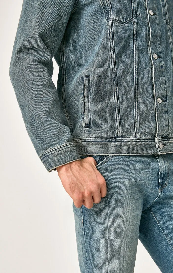 DRAKE JACKET IN MID INDIGO VINTAGE
