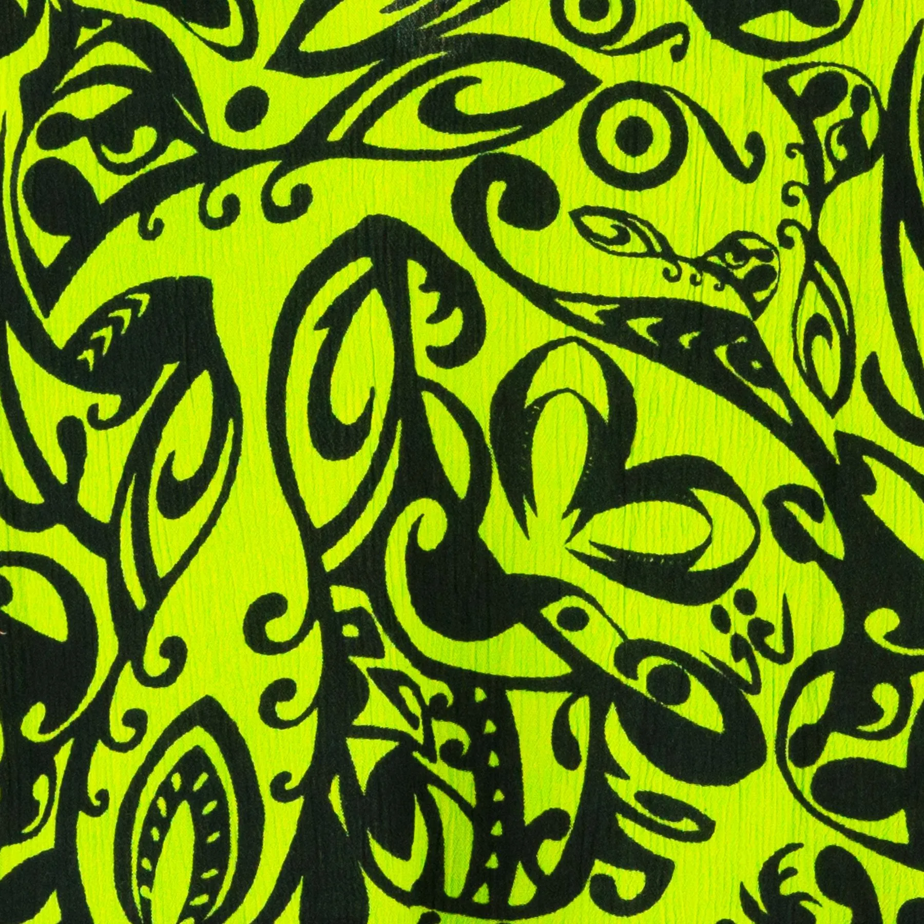 Floaty Asymmetrical Summer Dress - Lime Trellis