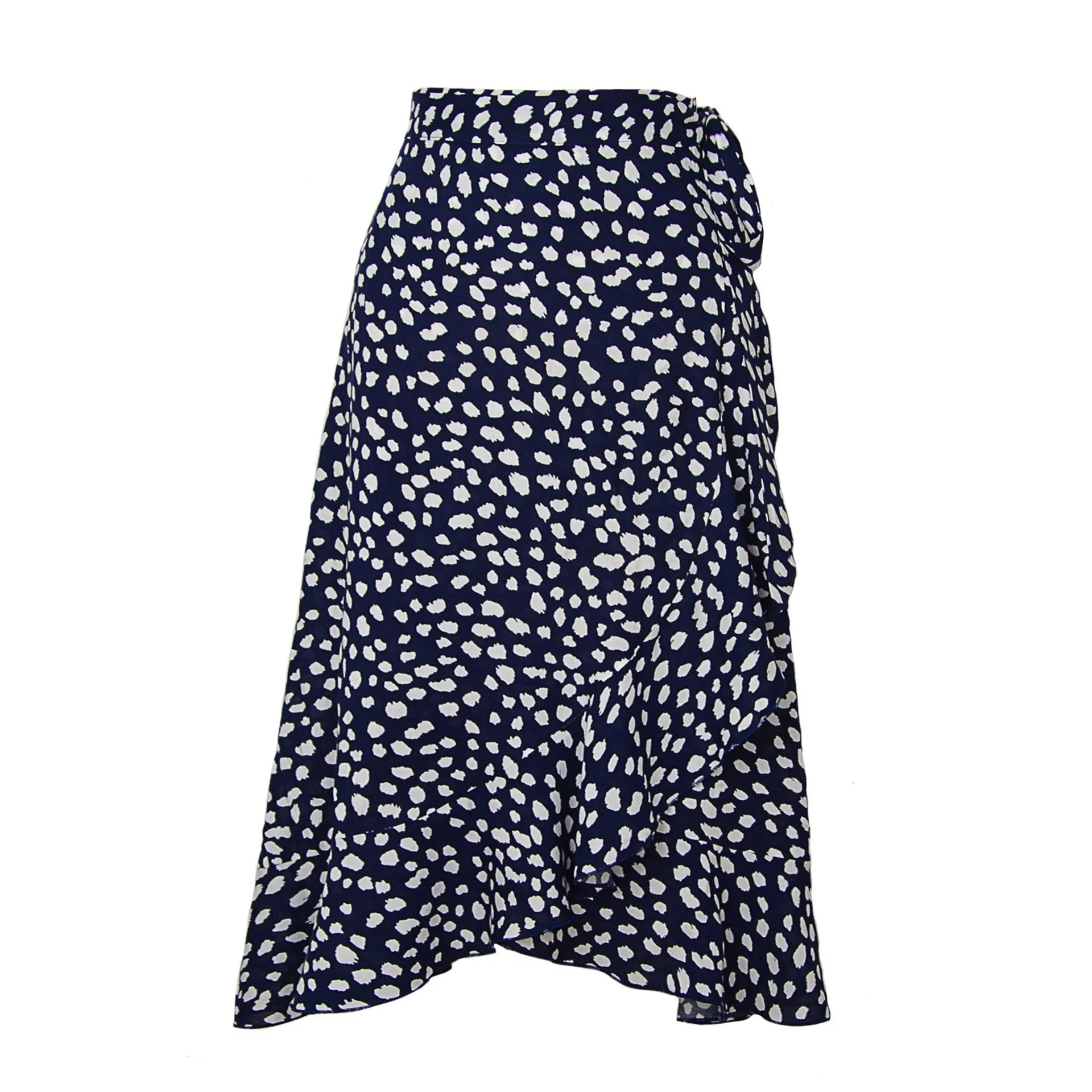 Floral Belted High Waist A line  Short Skirt