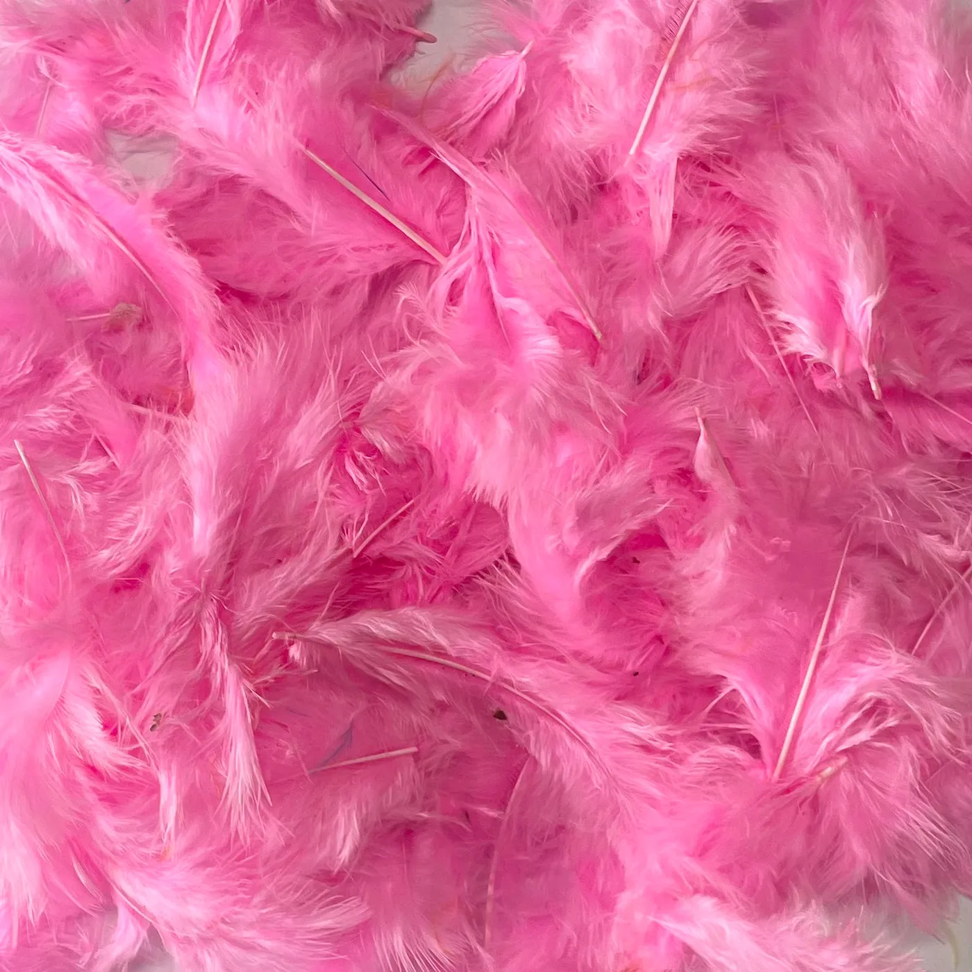 Fluffy Marabou Feather Plumage Pack 10 grams - Candy Pink