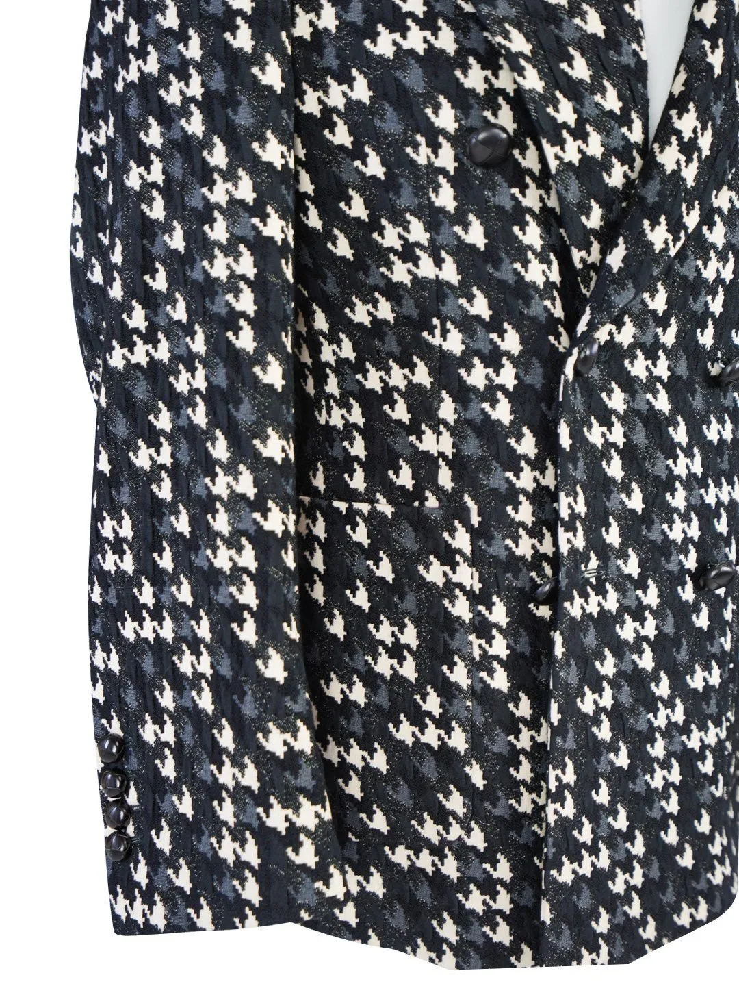 Houndstooth Lusso Double Breasted Jacket
