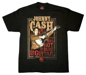 Johnny Cash Blue Guitar Shirt