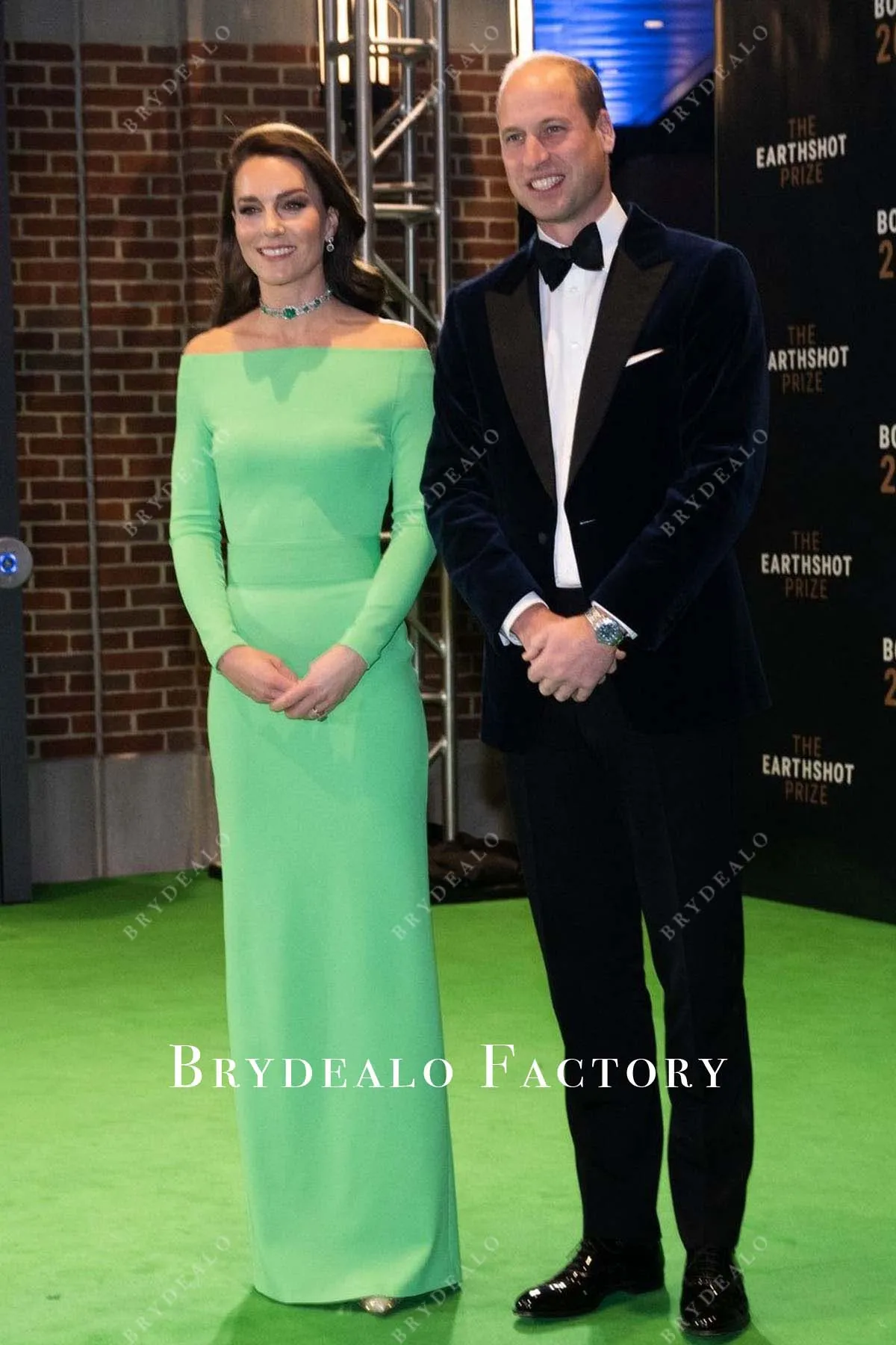 Kate Middleton Green Carpet Dress Earthshot Prize 2022