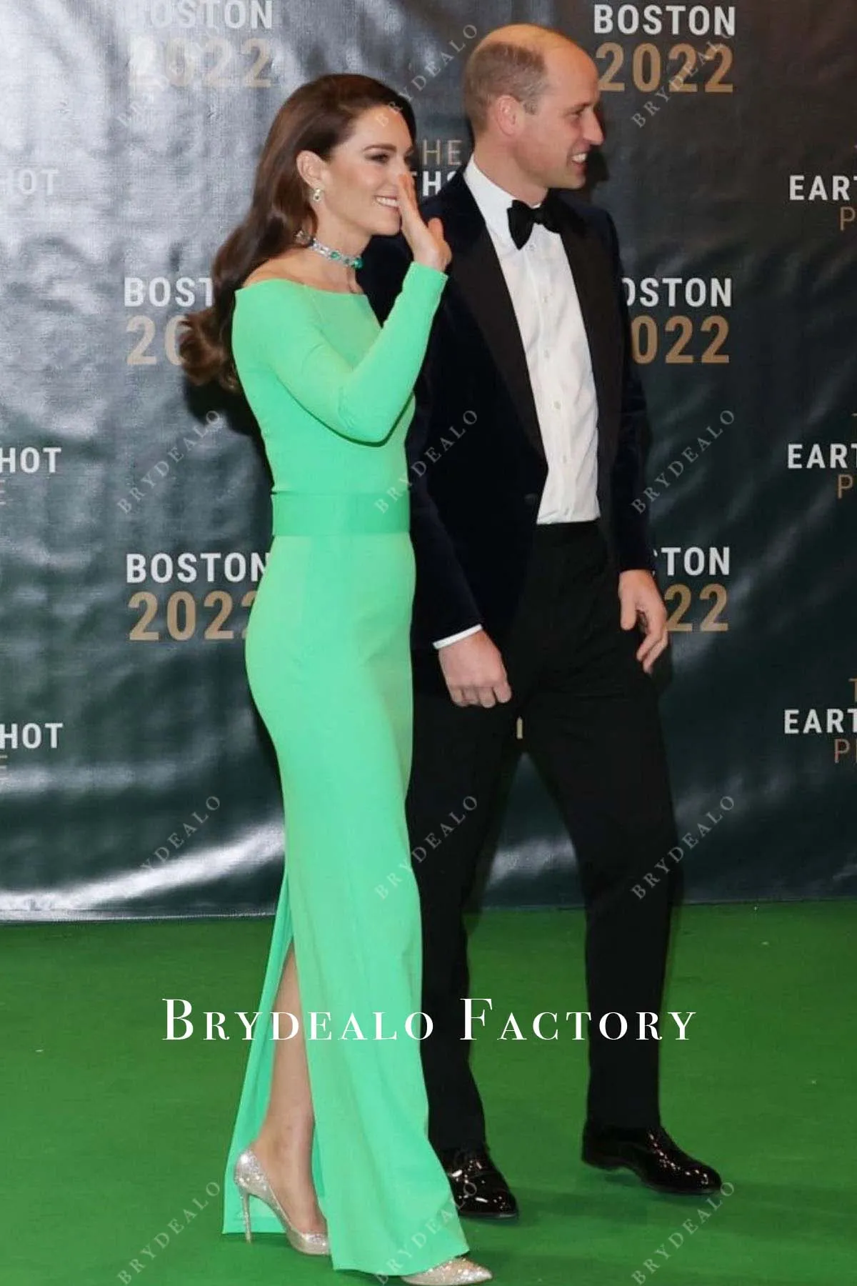 Kate Middleton Green Carpet Dress Earthshot Prize 2022