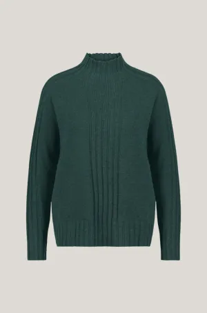 Mansted - Ruta Merino Turtle Neck Knit Dark Green