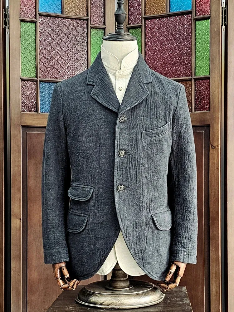 Men's Vintage Blazer - Single Breasted Suit Jacket