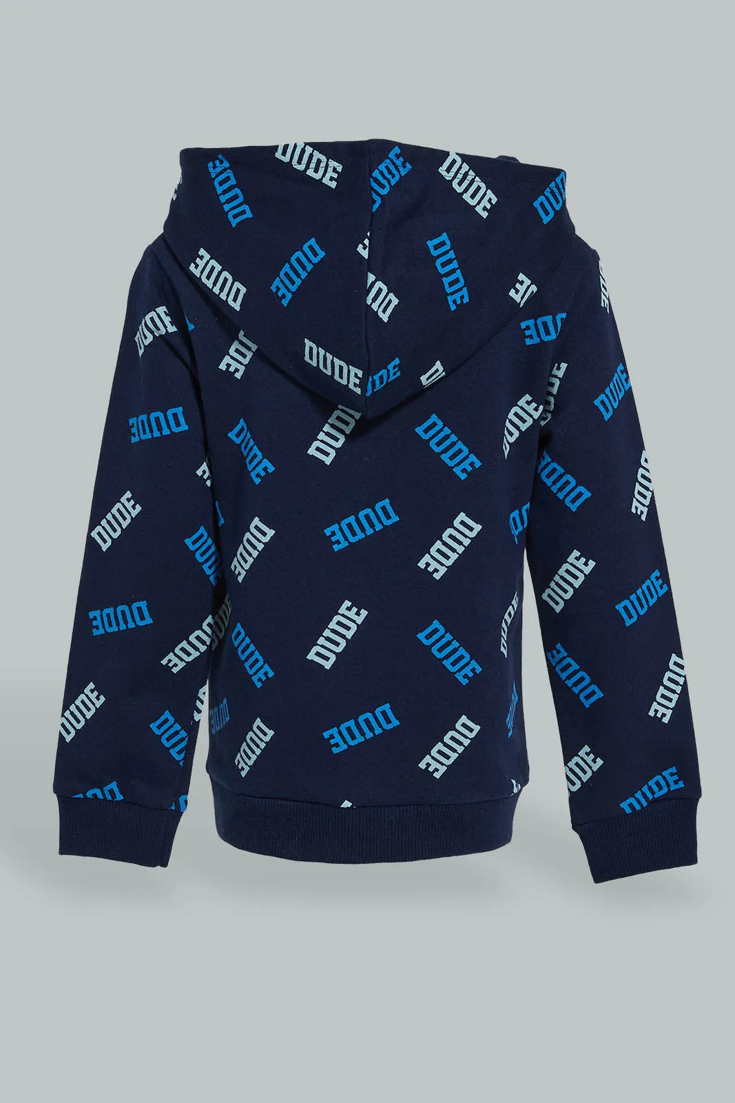 Navy Dude Print Sweatshirt