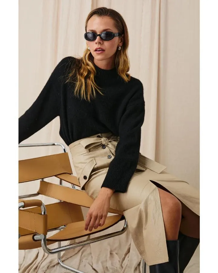 Rails Edem Faux Crinkle Leather Skirt