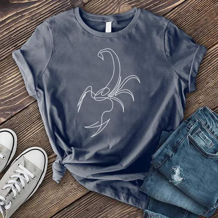 Scorpio Simple Outline T-shirt