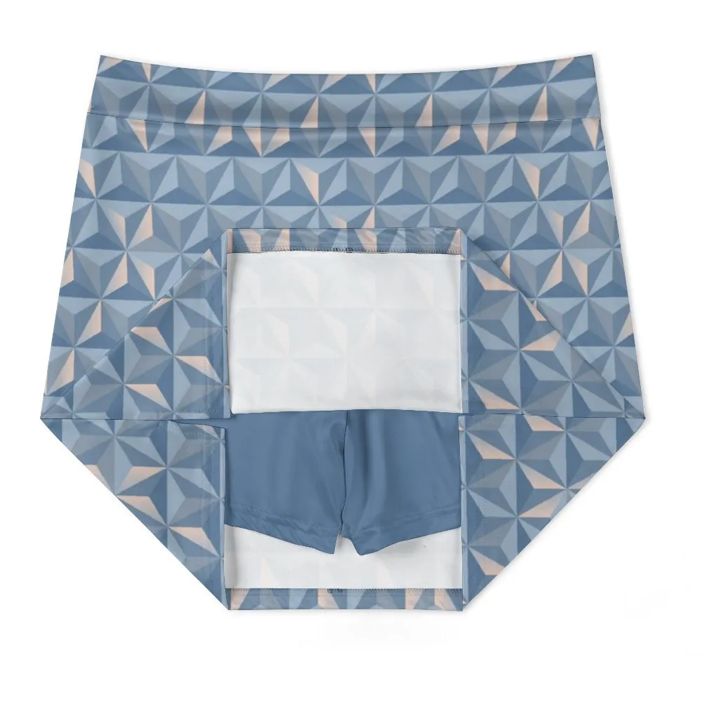 World Traveler Athletic A-Line Skirt With Pocket Solid Shorts