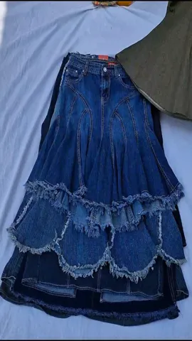 Y2K Cyber Girl Era Denim Skirts